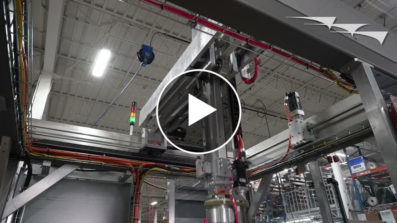 Palletizer gantry robot